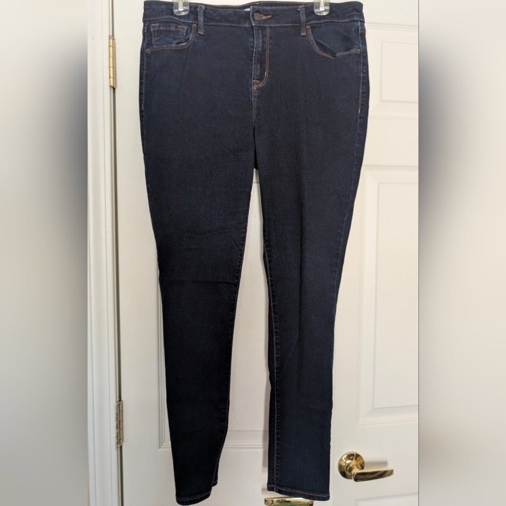 Old Navy Dark Wash Rockstar Skinny Jeans